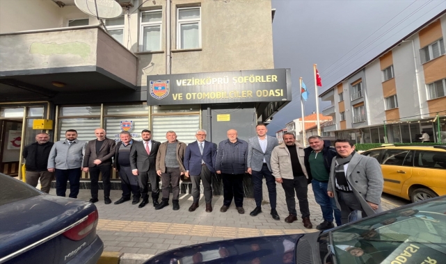 Samsun Milletvekili Aksu, Vezirköprü'de şoför esnafının sorunlarını dinledi