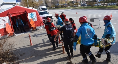 Sinop'ta deprem tatbikatı yapıldı