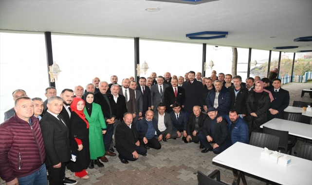 Trabzon Büyükşehir Belediye Başkanı Genç, Vakfıkebir'de muhtarlarla buluştu