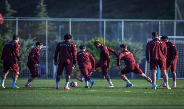 Trabzonspor, Göztepe maçı hazırlıklarını sürdürdü