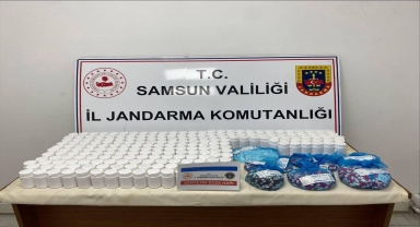 Samsun'da 54 binden fazla uyuşturucu hap ele geçirildi