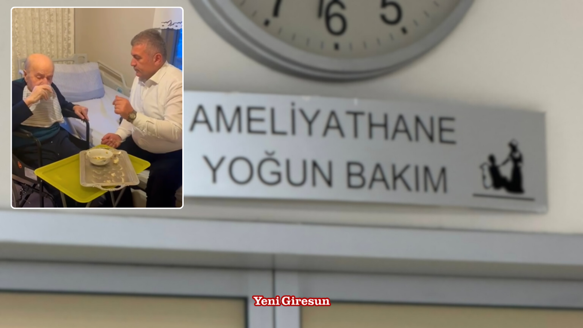 Geçtiğimiz Günlerde Birlikte Yemek Yedikleri Anları Paylaşmıştı... Bulancak Belediye Başkanı Necmi Sıbıç'ın Babası Yoğun Bakıma Kaldırıldı...