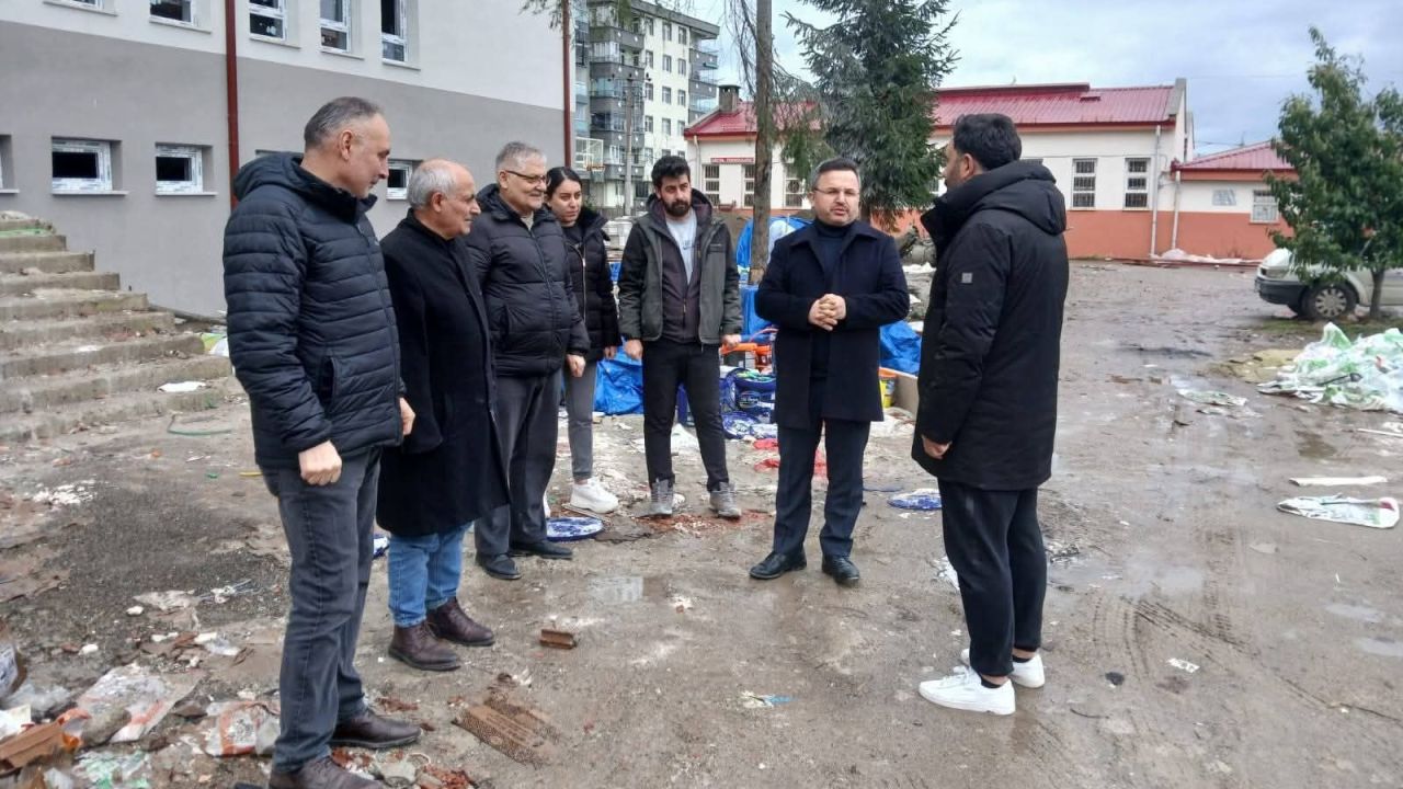 Görele’de Yeni Okul Projesi Masada: Tokgöz Sahada İnceleme Yaptı