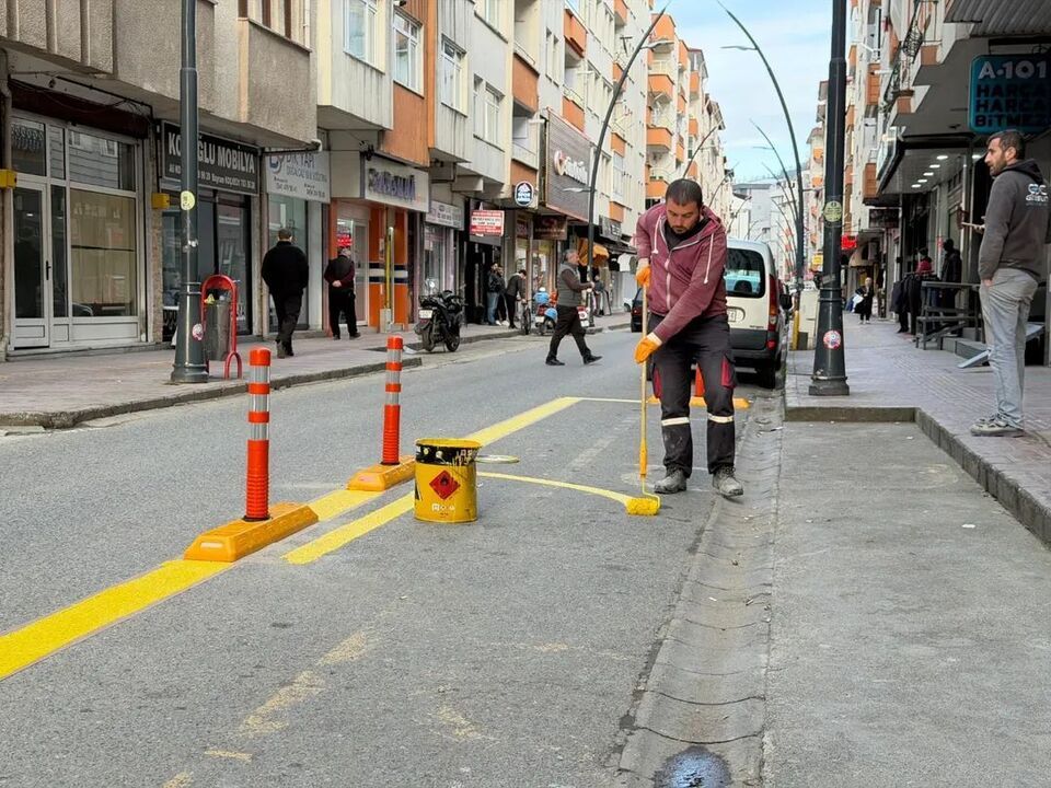 Bulancak'ta Dolmuş Durakları Yenileniyor