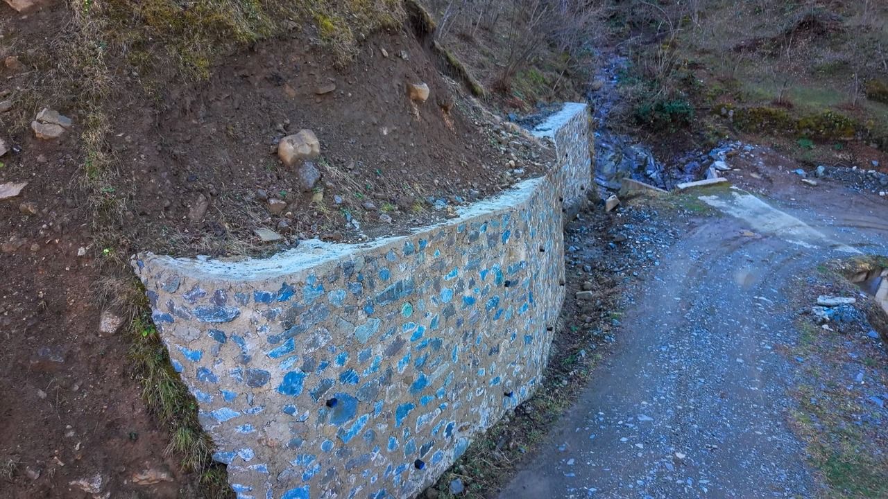 Giresun'un O İlçesinde Ulaşım Güvence Altında: 7 Kritik Noktaya Dev Koruma