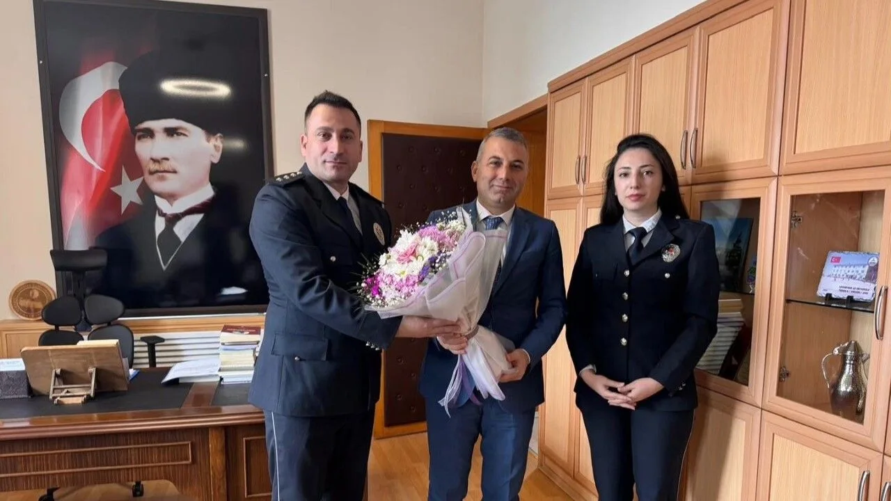 Tirebolu'da Polis Haftası Kutlamaları: Emniyet Teşkilatından Kaymakam Kotan'a Ziyaret