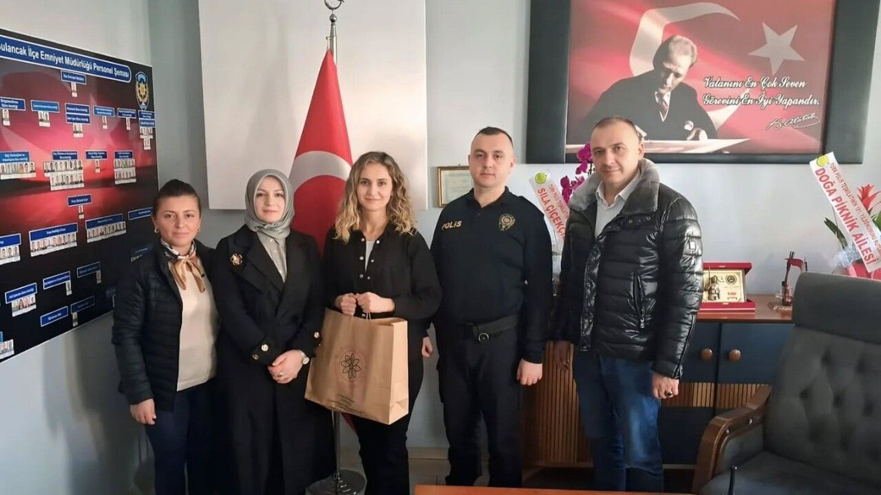 YARIMAY Derneğinden Bulancak  Emniyet Müdürü Özdemir'e Ziyaret